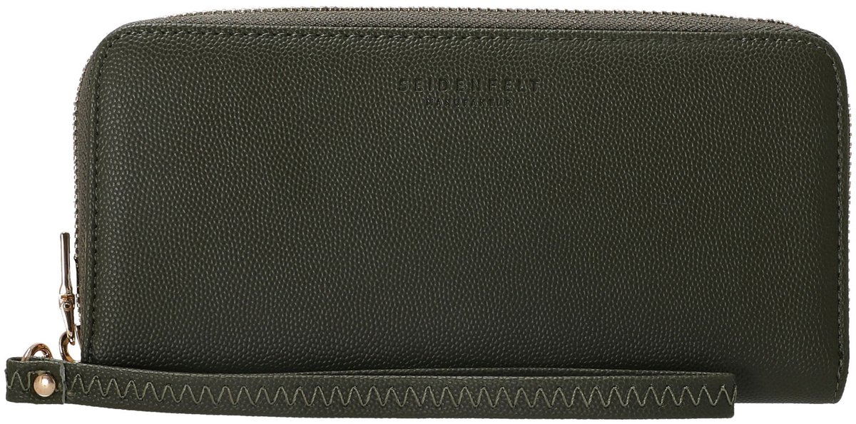 Seidenfelt Smilla - Damesportemonnee 19 cm (olive)