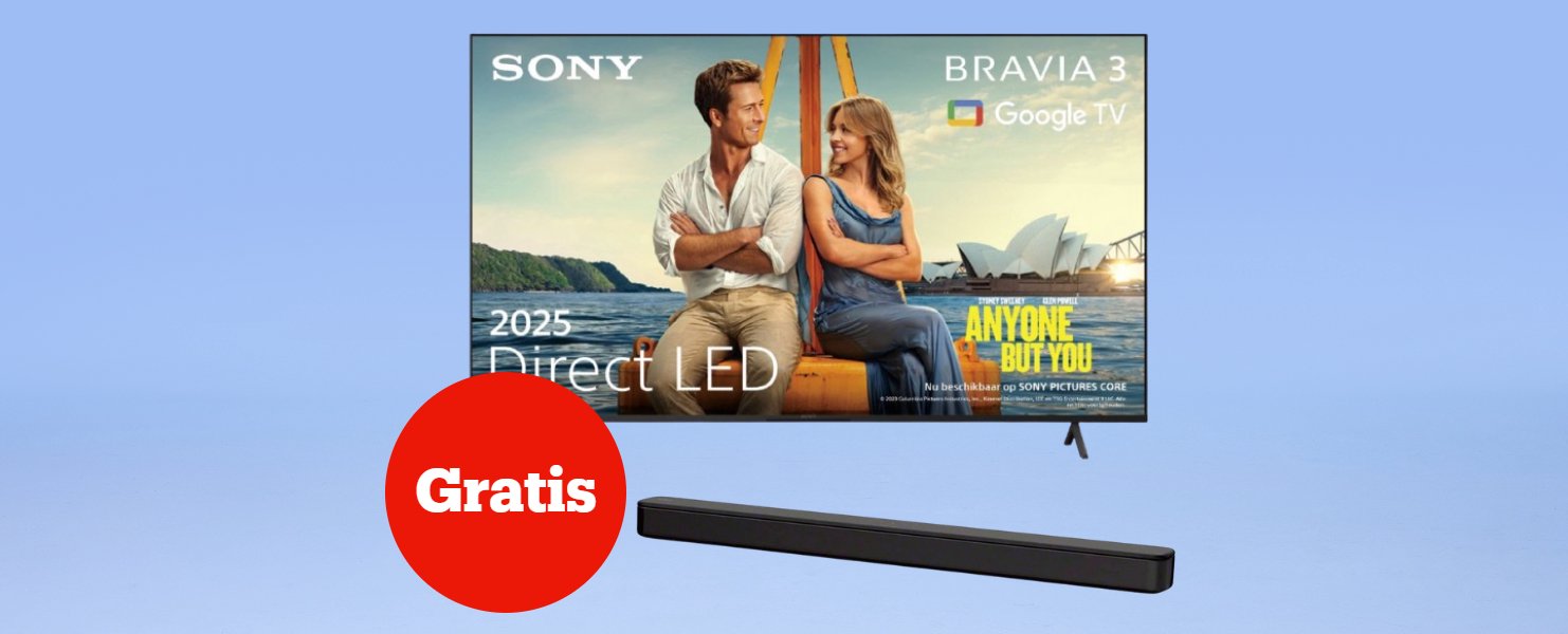 Gratis Sony soundbar