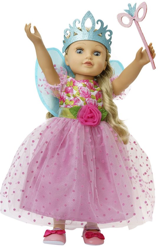 Heless poppenjurk prinses Lillifee met vleugels, kroon en masker 35-45cm. — afbeelding 4