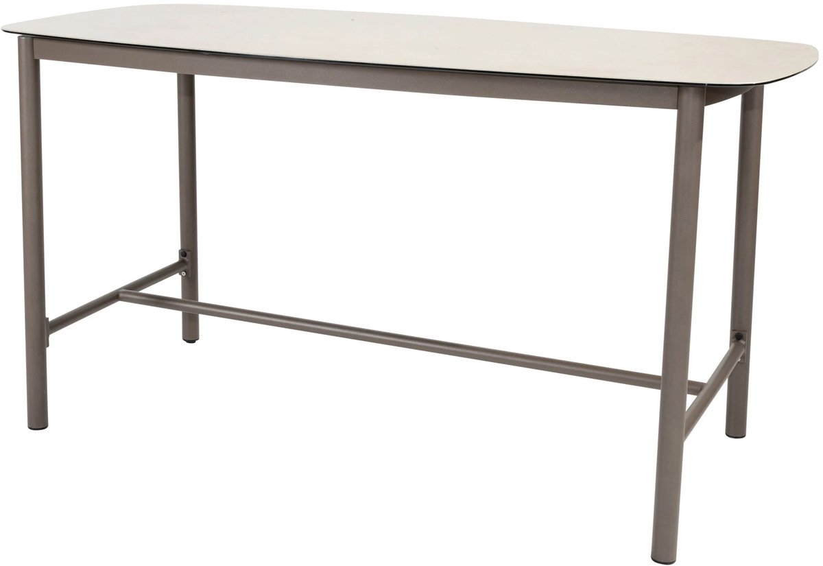 Manolo high dining tuintafel 180x90xH90 cm printed ceramic terre Taste 4SO