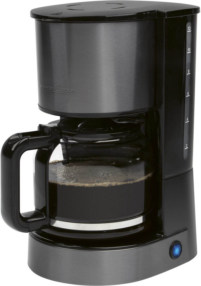ProfCook KA 1330 - Filterkoffiezetapparaat 1,5L - 12-14 Kops - Dark Inox
