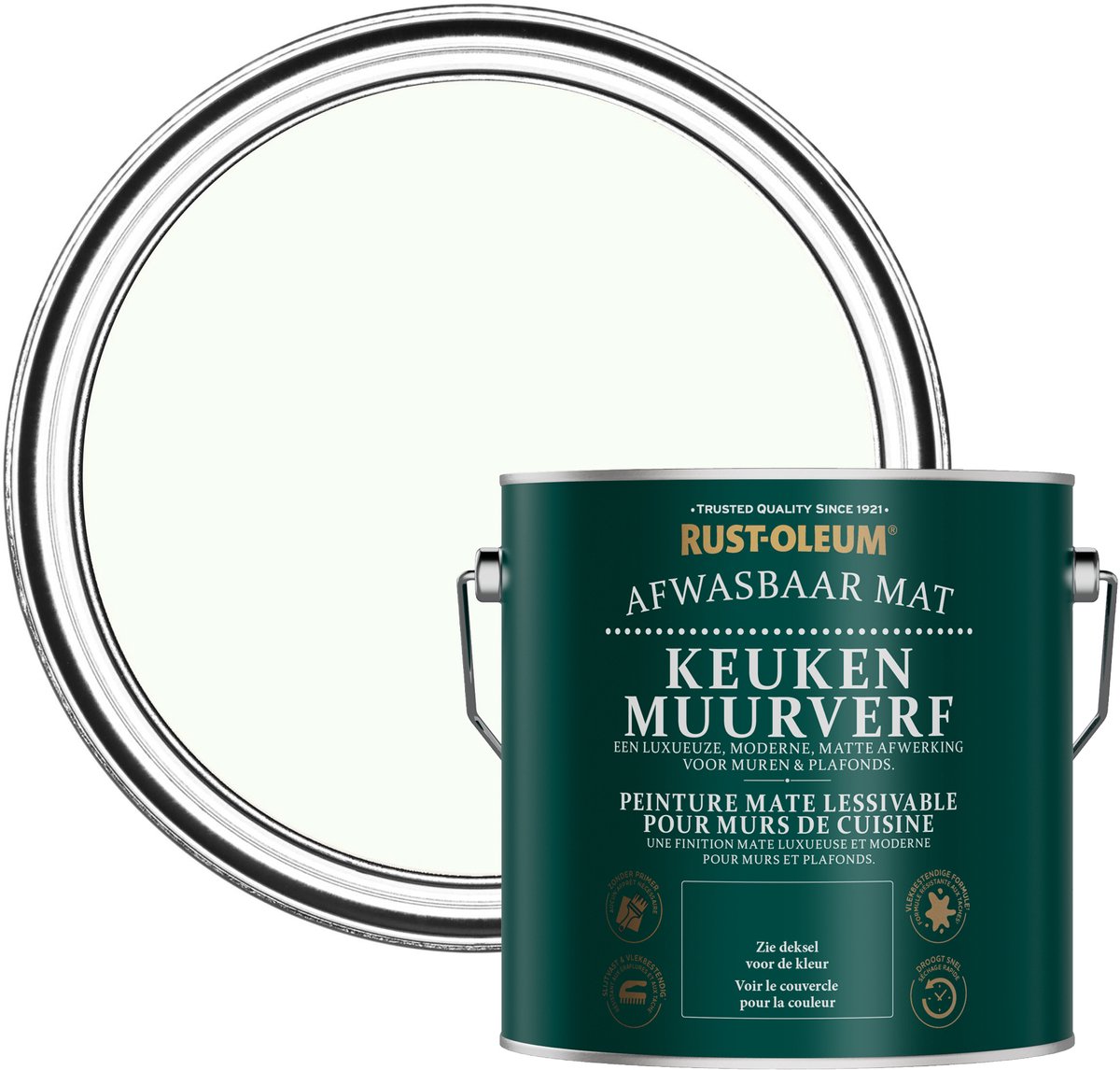 Rust-Oleum Keuken Muur- en Plafondverf - Delicaat 2,5L