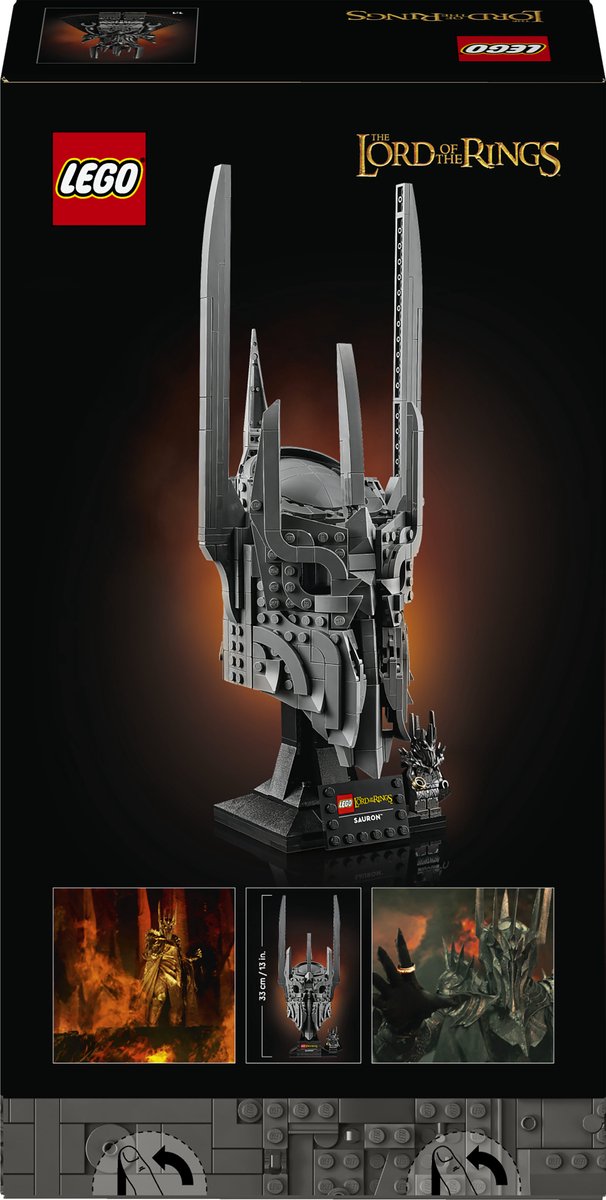 LEGO Icons - The Lord of the Rings: De Helm van Sauron Bouwpakket voor Volwassenen en Woondecoratie - 11373 — afbeelding 15