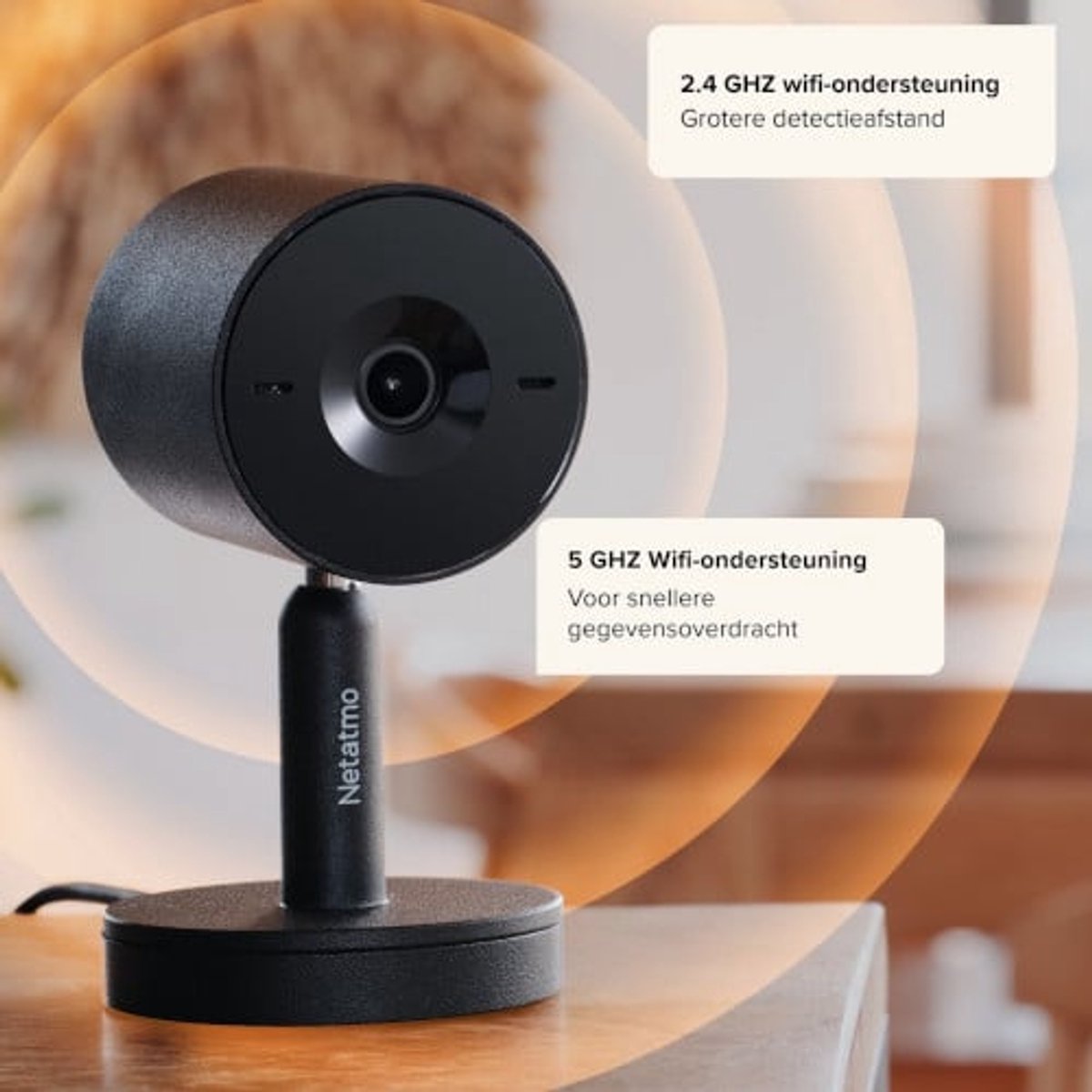 Netatmo Slimme Beveiligingscamera Binnen - 2K met gezichtsherkenning thumbnail 7