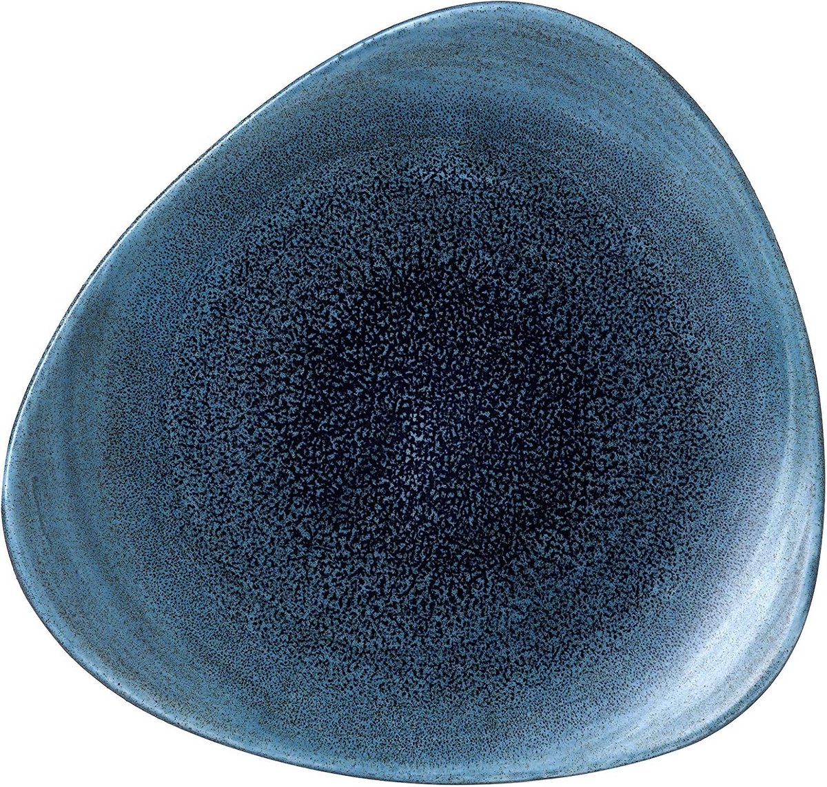 Driehoekig Bord Keramiek - Steengoed Look - Ø19,2 cm - Keuze uit Diverse Kleuren