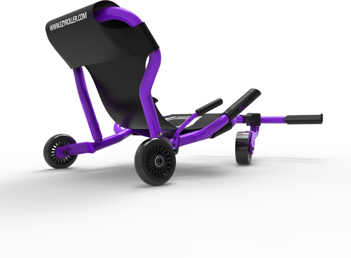 EzyRoller Classic X skelter - Waveroller voor kinderen 4 tot 14 jaar of 99 tot 137 cm - Verstelbare driewieler - Paars — afbeelding 3