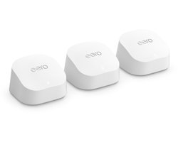 eero 6+ WiFi 6 mesh router met Zigbee smart home hub – 3 stuks
