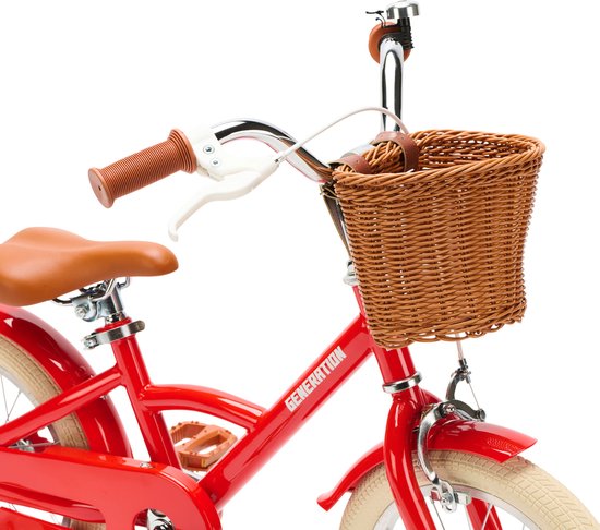 Generation Classic Kinderfiets 14 inch - Rood - Fiets voor kinderen van 3 tot 5 jaar van Generation — afbeelding 4
