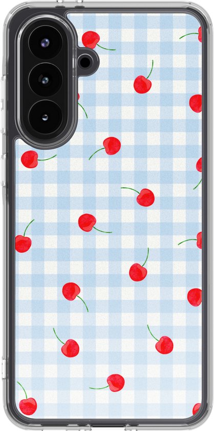 Housse imoshion - Compatible avec Samsung Galaxy A56 (5G) - Housse Design - Cherry Check