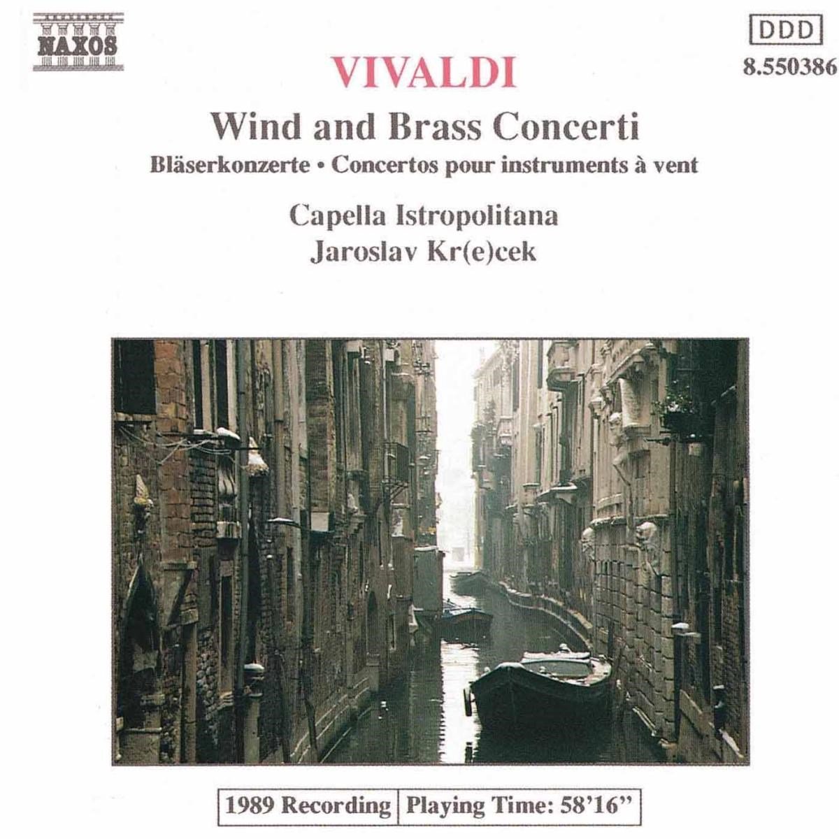 Capella Istropolitana, Jaroslav Krecek - Vivaldi: Wind & Brass Concertos (CD)