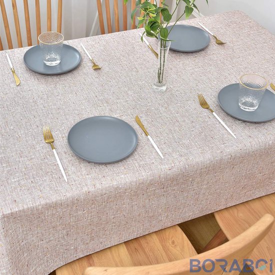 Tafellaken - Beige - 137x250 cm - PVC | bol