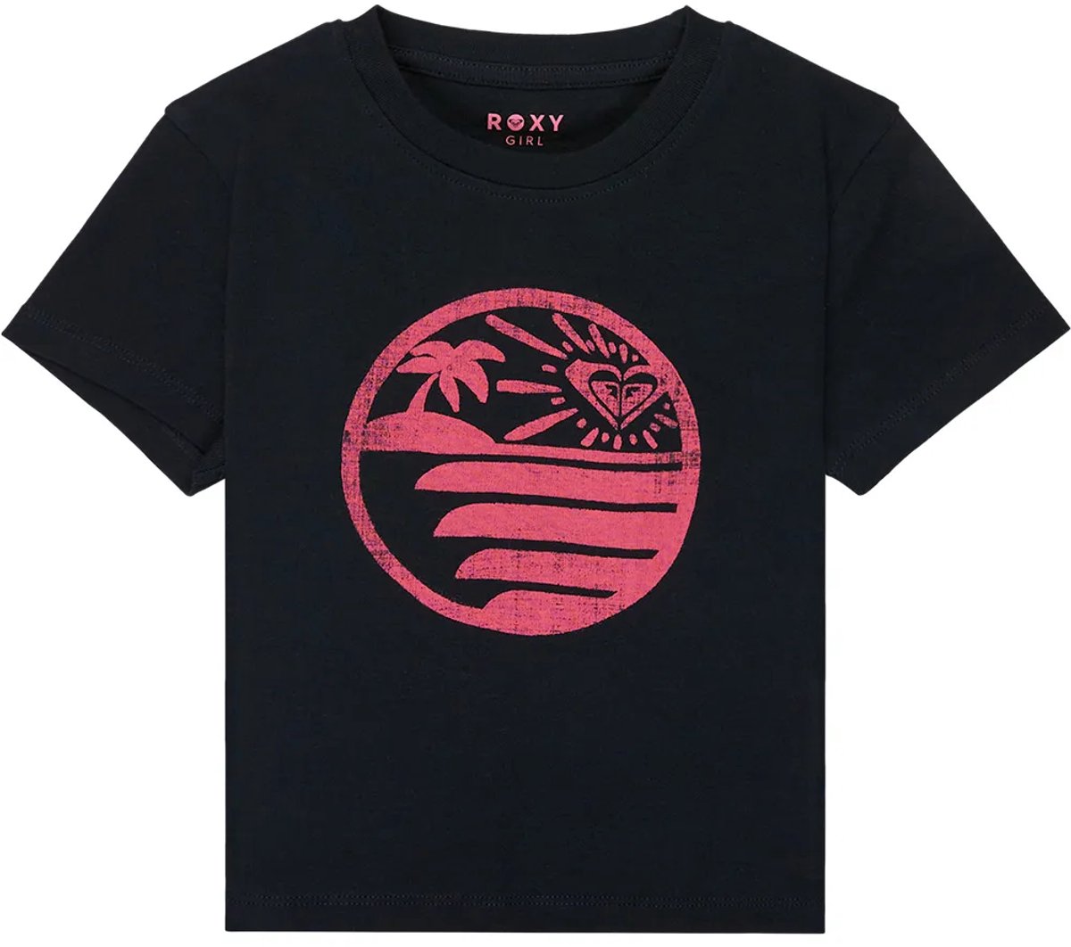 Roxy Baby One More Time T-shirt Met Korte Mouwen 14 Years Meisje Antraciet