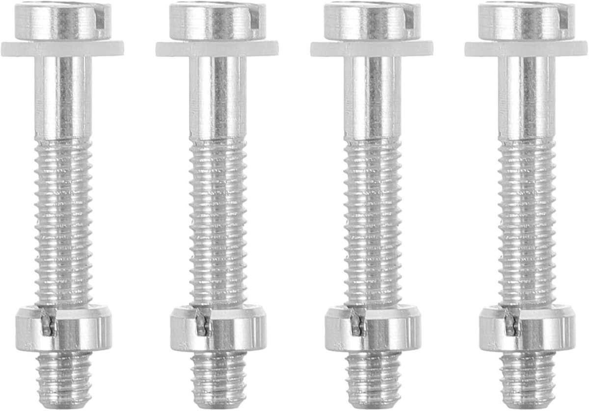 Platenspeler Schroeven - Element Montageonderdelen - Precisie Vinyl Afstemming - Duurzame Aluminium Legering - 1.85 x 0.40 cm
