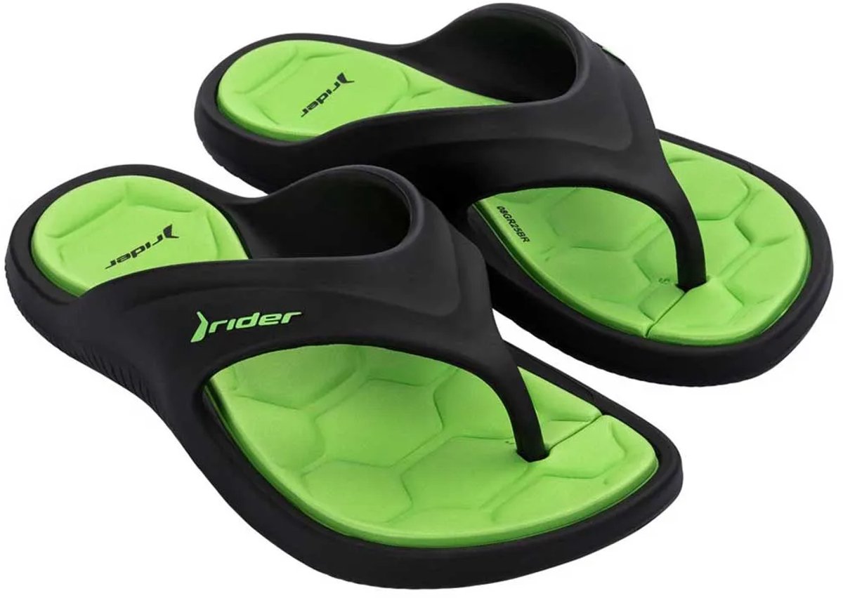 Rider Cape Slippers Groen,Zwart EU 34-35 Kinderen