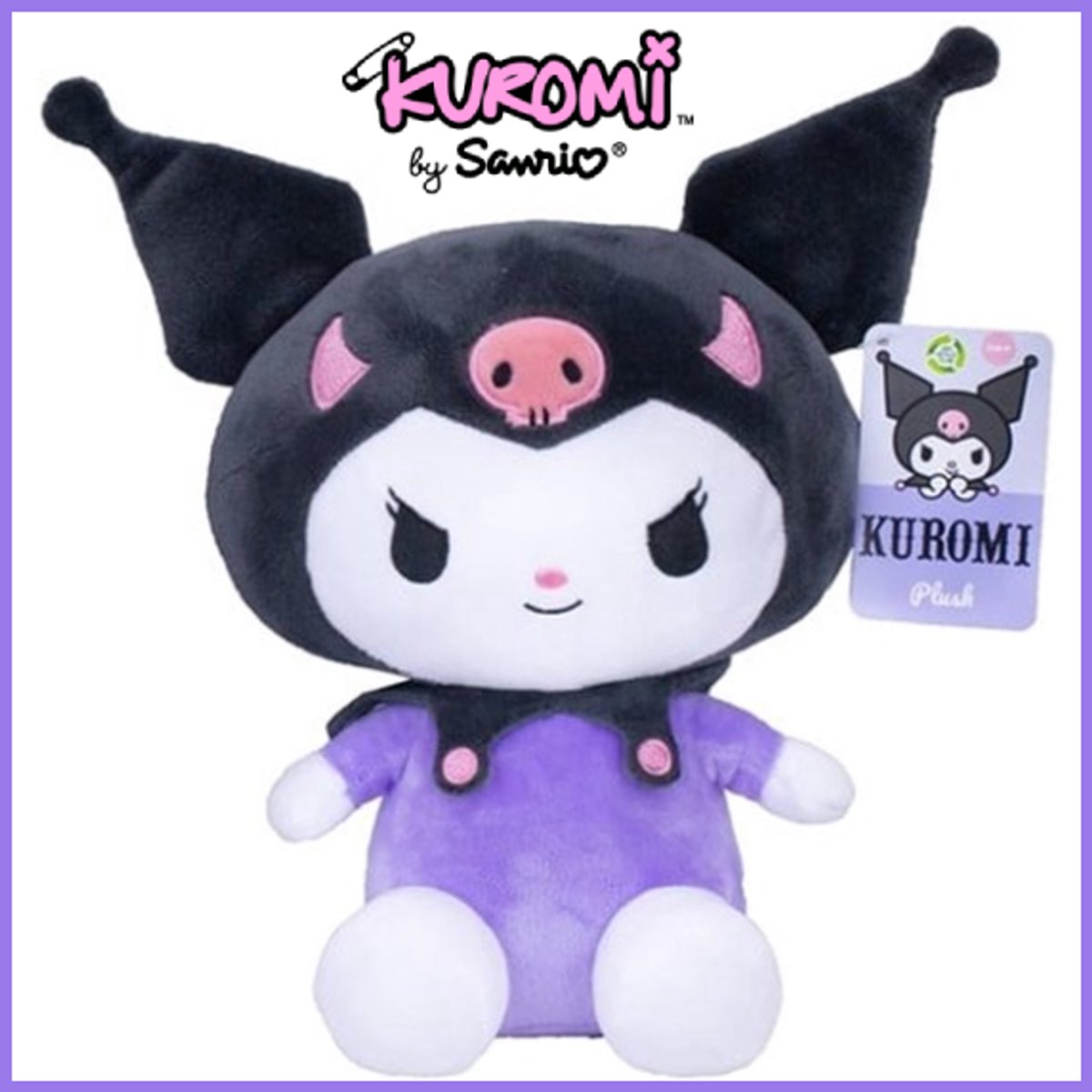 Kuromi Hello Kitty Halloween Pluche Knuffel 25 cm (Speelgoed Knuffels voor Kinderen)