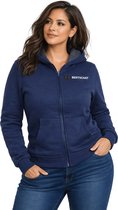 Verwarmde Hoodie - Vrouwen | Verwarmd Vest | Dual Heating | Marineblauw | Incl. twee powerbanks | XL