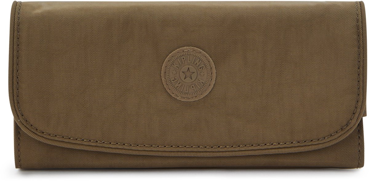 Kipling MONEY LAND Dames Portemonnee - Smooth Khaki