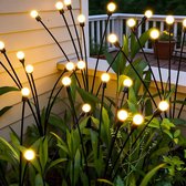 Aigostar Solar Tuinverlichting op Zonne Energie - 6-Pack - 36 LED Vuurvliegjes - IP44 - Lampes pour l'extérieur - Lanternes de jardin - Éclairage de sentier