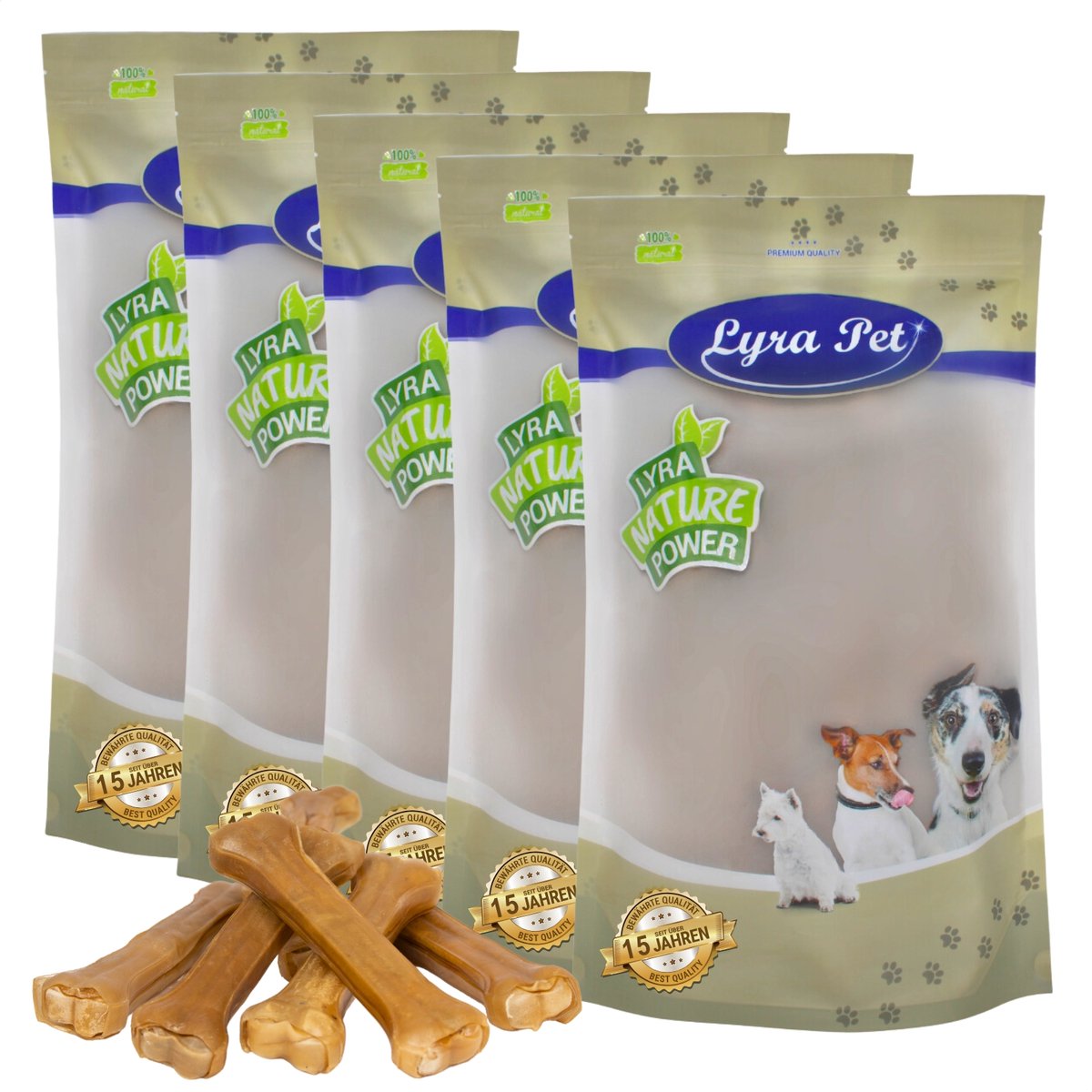 50 stuks Lyra Pet® kauwbot ca. 25 cm MHD 3/2026