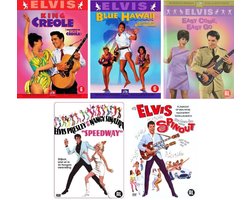 Elvis Presley 5 film set Spinout, Speedway, Easy come easy go, Blu Hawaii, King Creole
