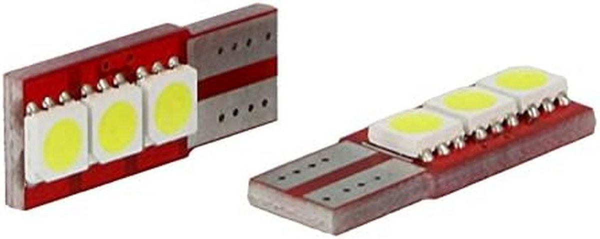 Led Lamp T10 - W5W Lampjes - Kentekenplaat Verlichting - Canbus Geen Foutmelding - Slim Ontwerp - Wit