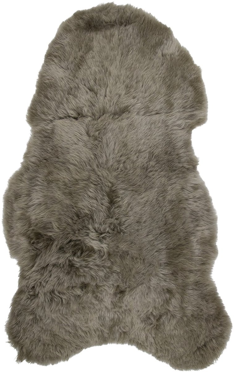schapenvacht ijsland geschoren taupe 100-110cm