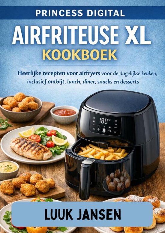 PRINCESS DIGITAL AIRFRITEUSE XL KOOKBOEK - cover