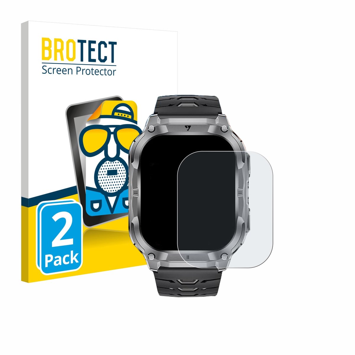 BROTECT - Screenprotector voor LIGE EF22 2" - Folie Beschermfolie matte 2 Stuks