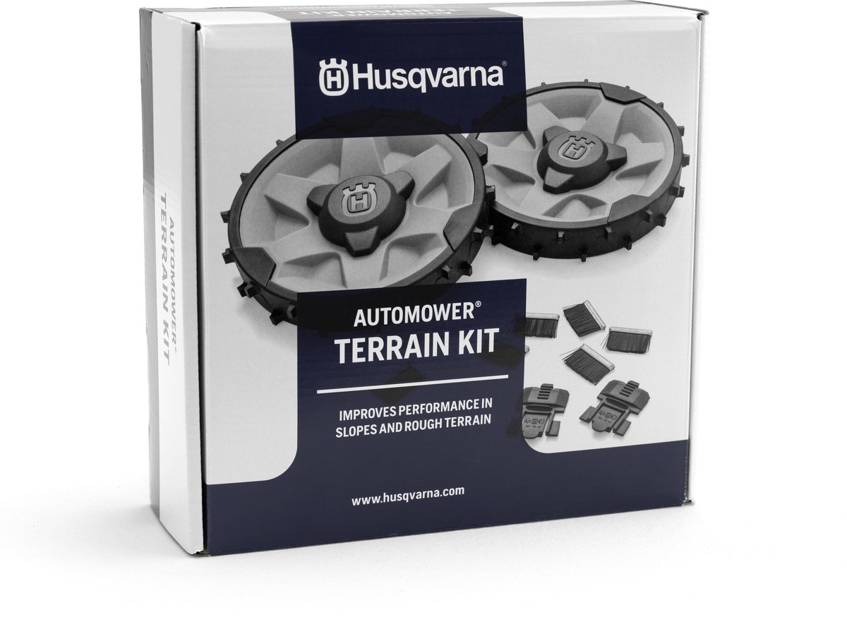 Husqvarna Automower Terrain Kit met Borstels - Voor 305E/310E/405XE/410XE/430X/450X Nera, 520 & 550 Robotmaaier thumbnail 2