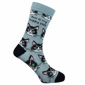 SEXY SOCKS Sourpuss Sokken met grappig design natuurlijke bamboe gebreide sokken Verjaardag cadeautje Kerstcadeau Christmas Gift Funny Socks voor hem en haar sokken Volwassenen Grappige, Leuk en Vrolijke sokken Dames & Heren unisex One Size Fits All