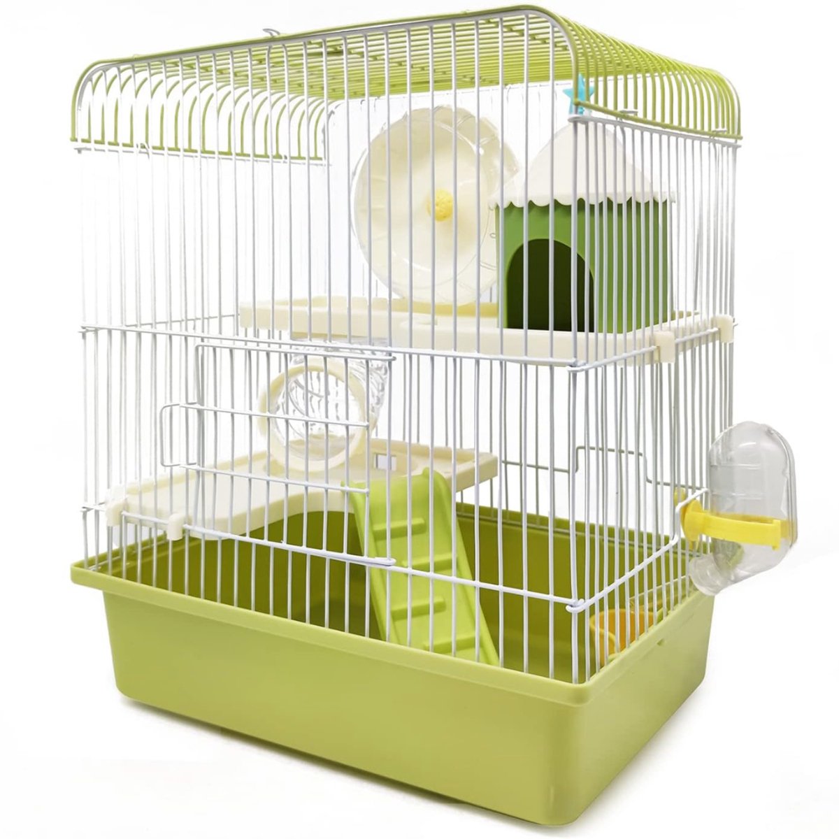 RONN® Hamsterkooi - Knaagdierkooi - Kooi - Inklapbare Deksel - Groen - 27cm x 20cm x 33cm