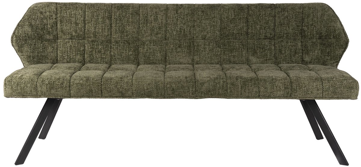 Giga Living Eetkamerbank Raster - Groen - 180x60x80cm
