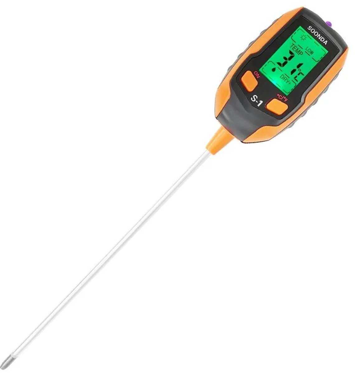 WiseGoods Premium PH Meter & Grondmeter - Voor Tuin / Gazon & Water - Tuinieren Bodemtest & Vochtigheidsmeter - Tuin Grond Meting