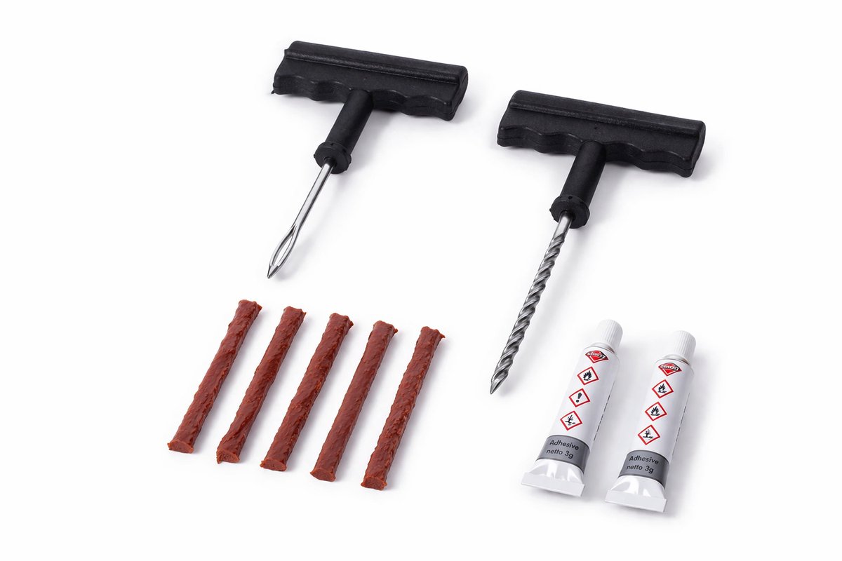 Autoband repairset - banden reparatieset - 9 delig - all-in-1