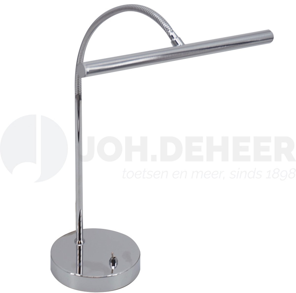 Ludio PL60CH Pianolamp - Chroom Glans