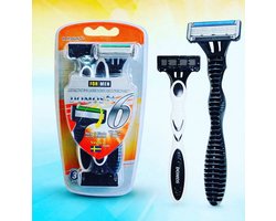 DOMOS 6+ Scheermes 6-Blads Technologie – Comfortabel & Glad Scheren