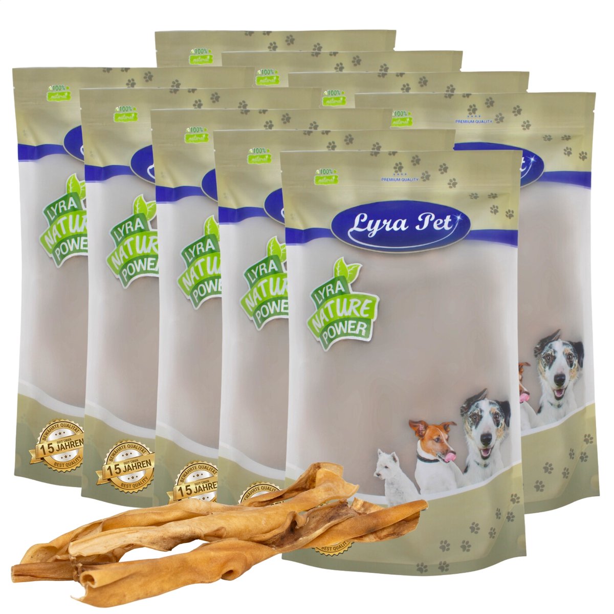 90 stuks. Lyra Pet® Rundscalp sticks ca. 50 cm