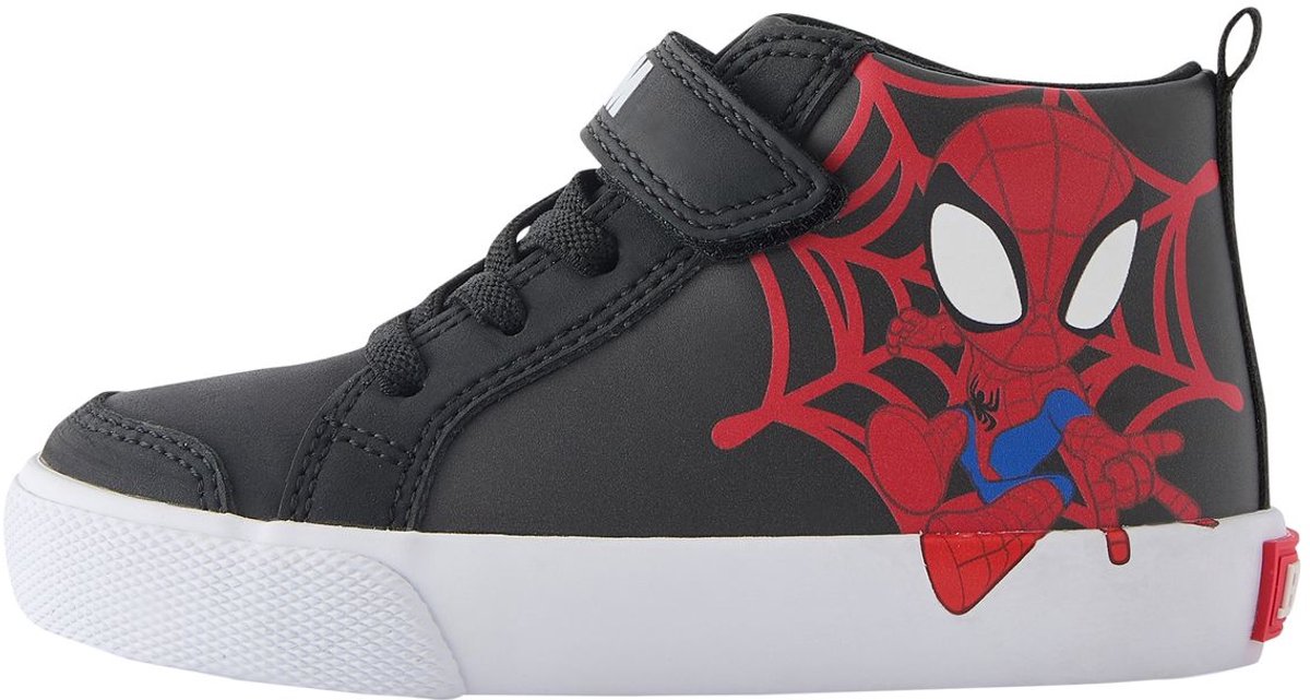 Next - Jongens - Spidey And Friends laarzen met klittenbandsluiting en elastische veters - Zwart