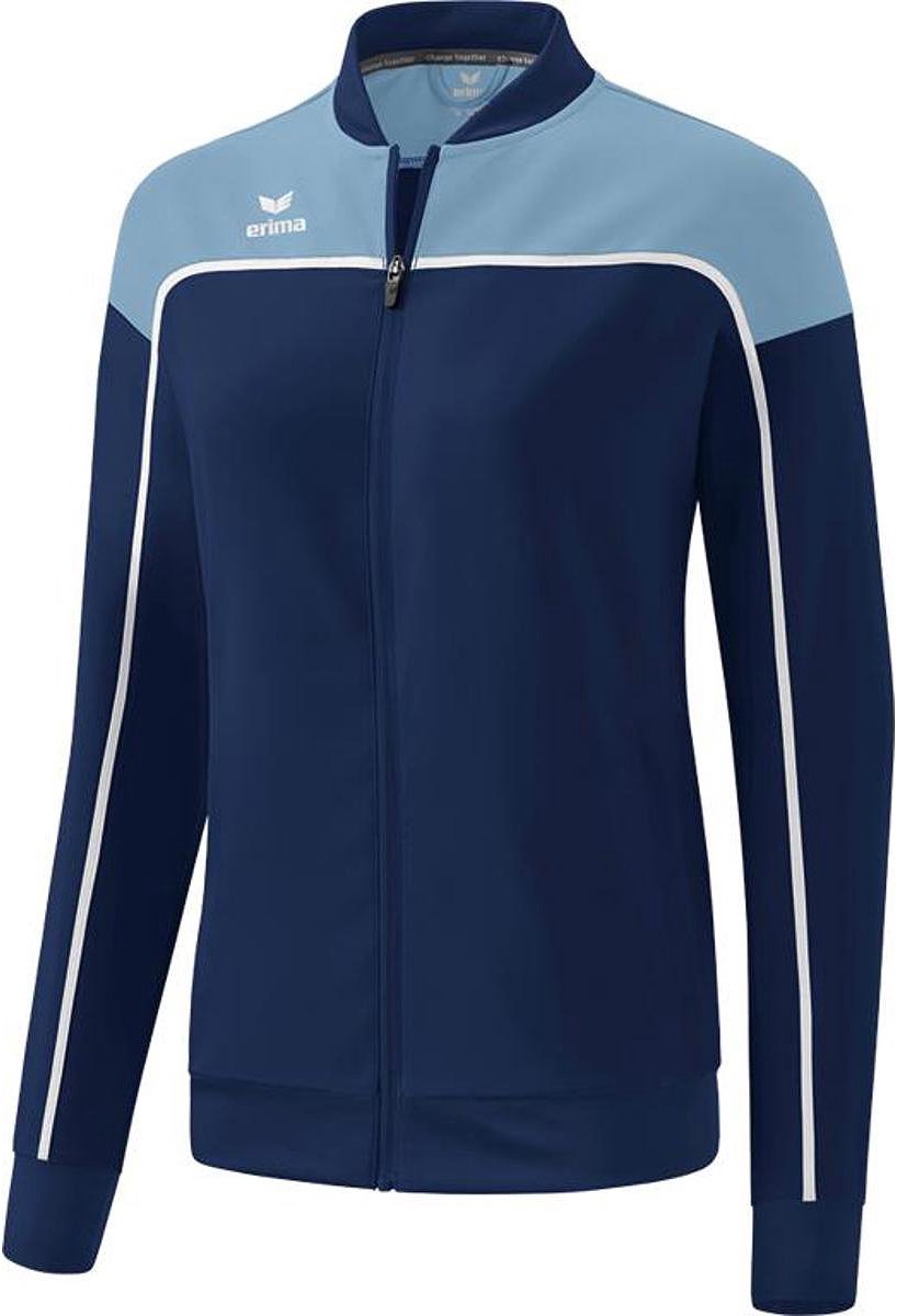 Erima Change Presentatiejack Dames - New Navy / Faded Denim / Wit | Maat: 34