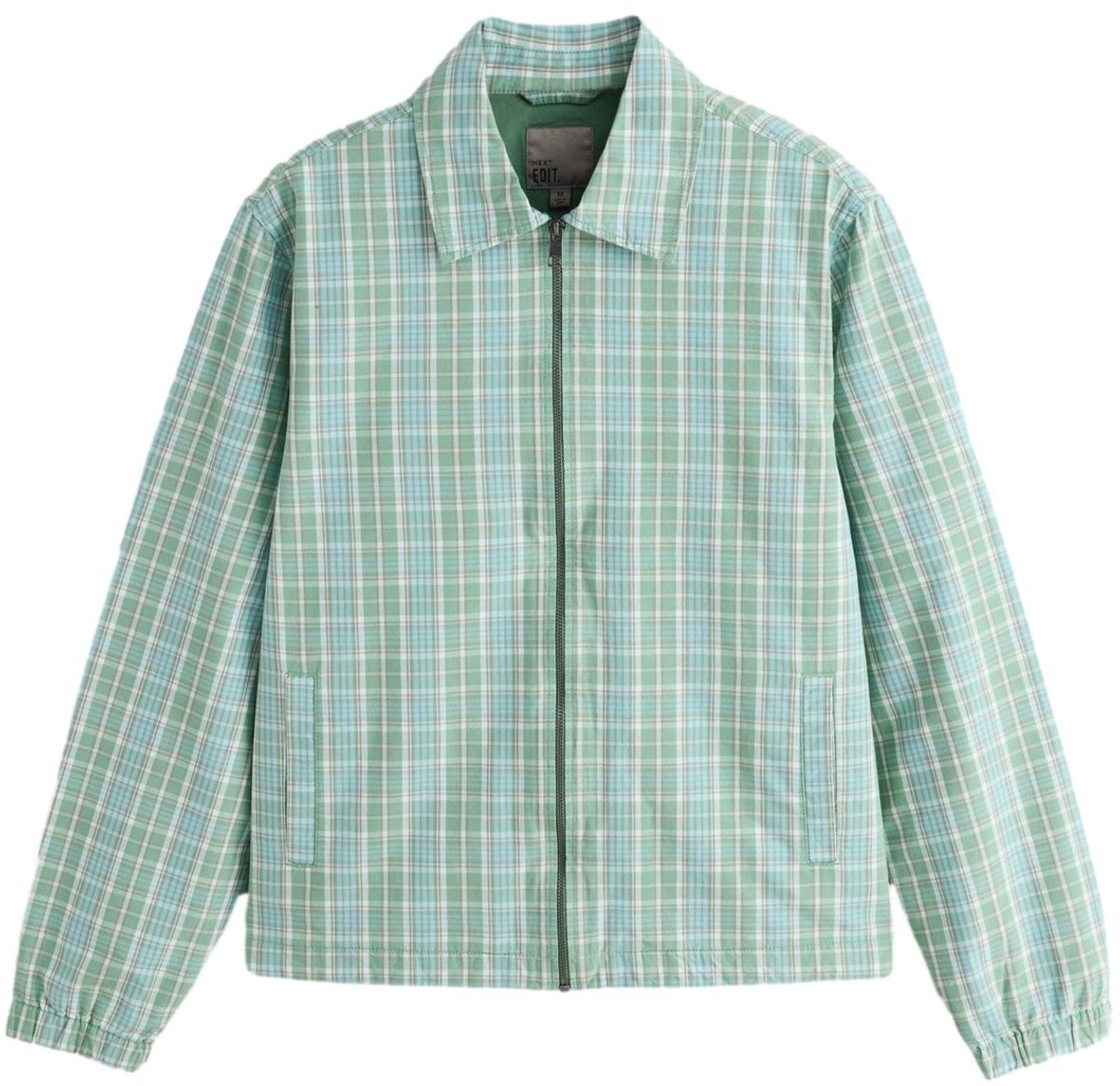 Next - Heren - Geruit Harrington jack - Blauw