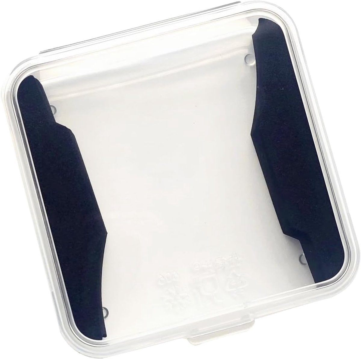Batterij Opbergdoos - Accu Houder - Fiets Accu - Compact Ontwerp - 7 x 7 cm - Transparant