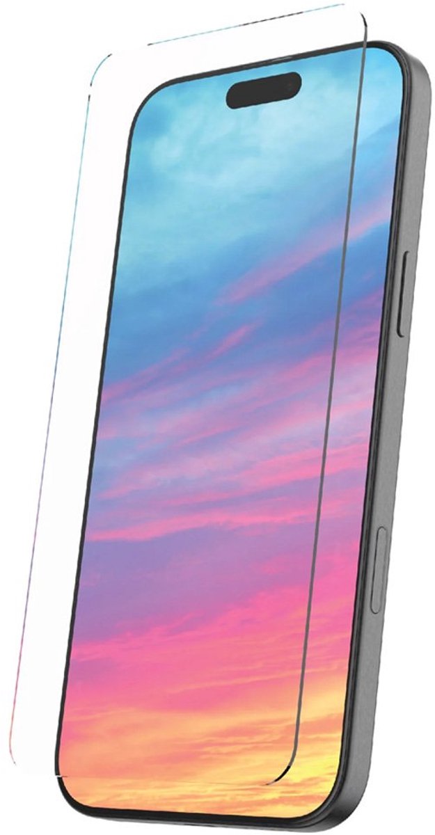 Mobiq - Glazen Screenprotector geschikt voor iPhone 17 Pro - transparant