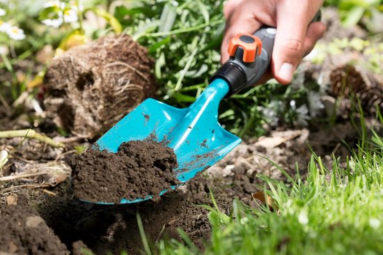 Combisystem bloemenschop - Tuinschop voor aan- en verplanten - Werkbreedte 85 cm - Gemaakt van kwaliteitsstaal - Duroplast-coating - Corrosiebestendig (8929-20) — afbeelding 5