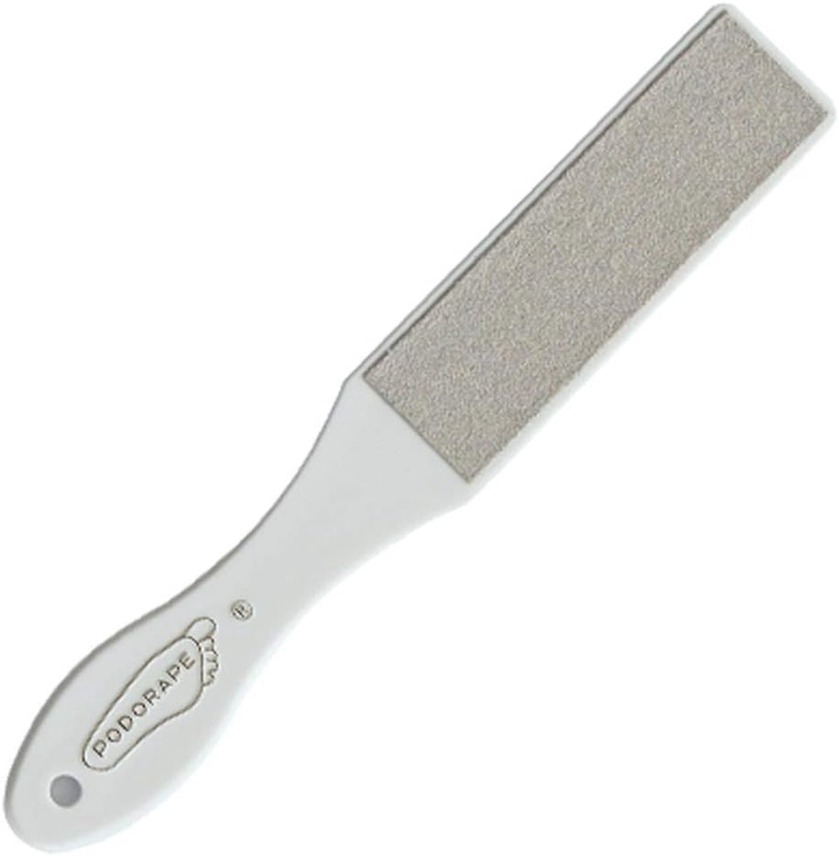 Voeten rasp - Huidverzorger - Zachte voeten - Voor diabetici - 27 x 2 cm - Wit