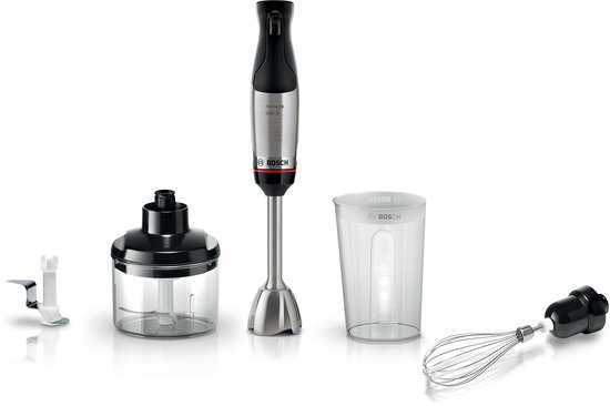 Bosch MSM6M622 ErgoMaster Serie 6 - Staafmixer set - 1000W - Inclusief maatbeker, garde, hakmolen & ijscrusher