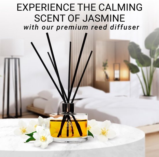 Geur Diffuser Set - Jasmijn Aroma - Huis Verfrissen - Langdurig Aroma ...