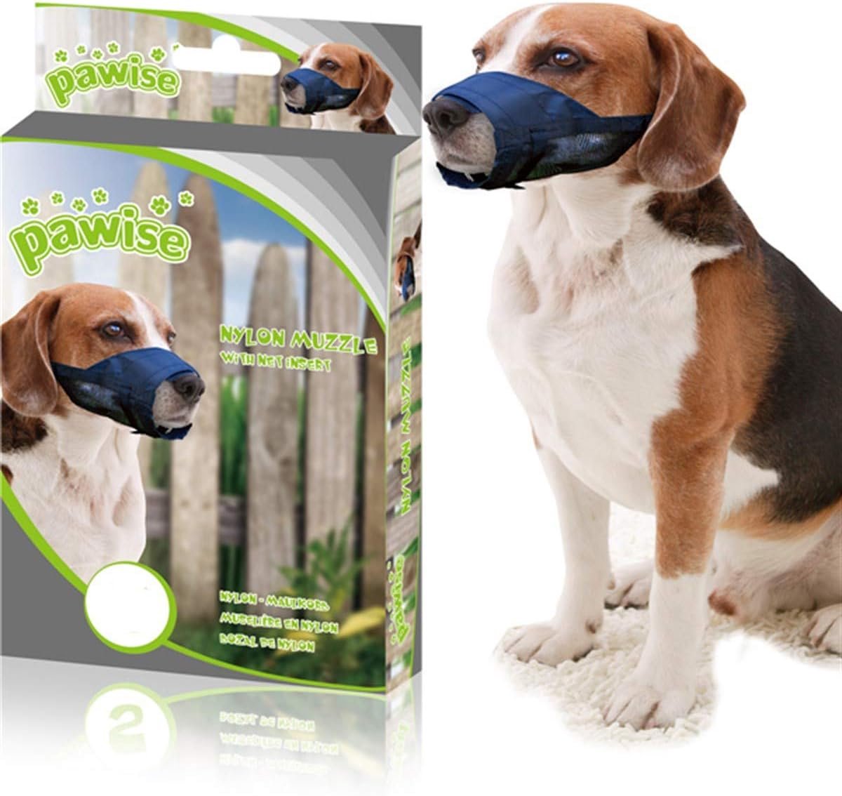 Honden Muilkorf - Veiligheid Mondstuk - Hondentraining Veiligheid - Verstelbare Pasvorm - Medium Grootte - Blauw