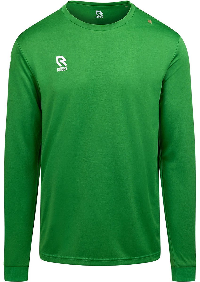 Robey Crossbar Voetbalshirt Lange Mouw Heren - Groen | Maat: S