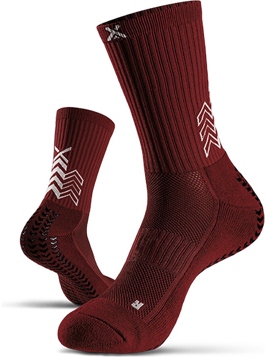 Gearxpro Soxpro Classic Gripsokken - Bordeaux | Maat: 41-46