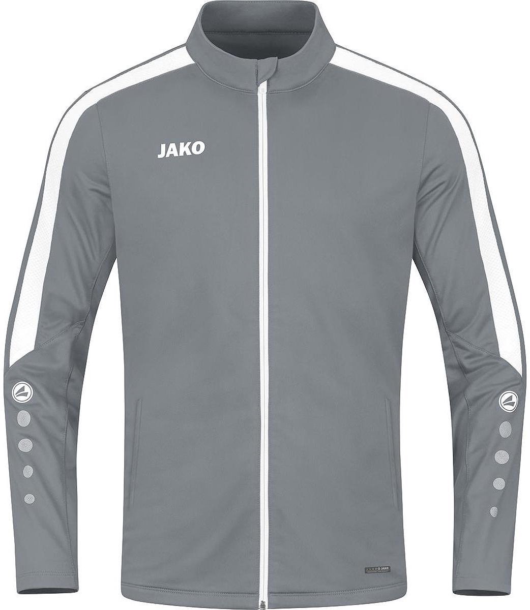 Jako Power Polyestervest Heren - Steengrijs | Maat: S